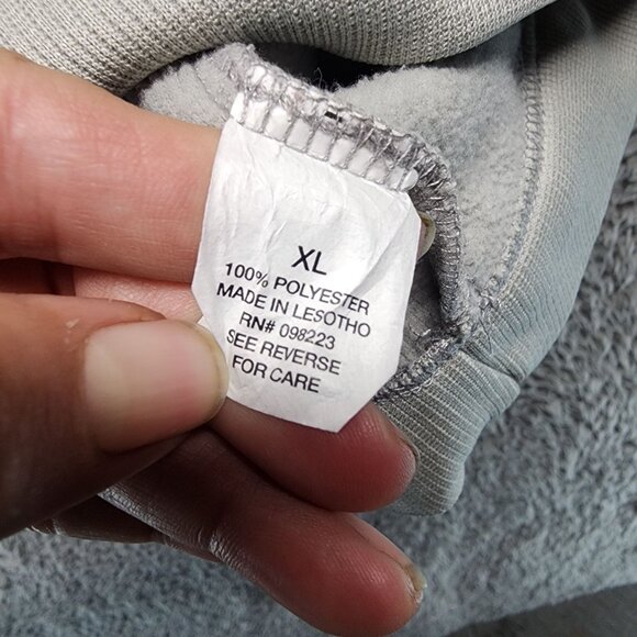 BCG Shirt Mens XL Gray Golf Pullover Long Sleeve Gray 100% Polyester Casual - Picture 3 of 9